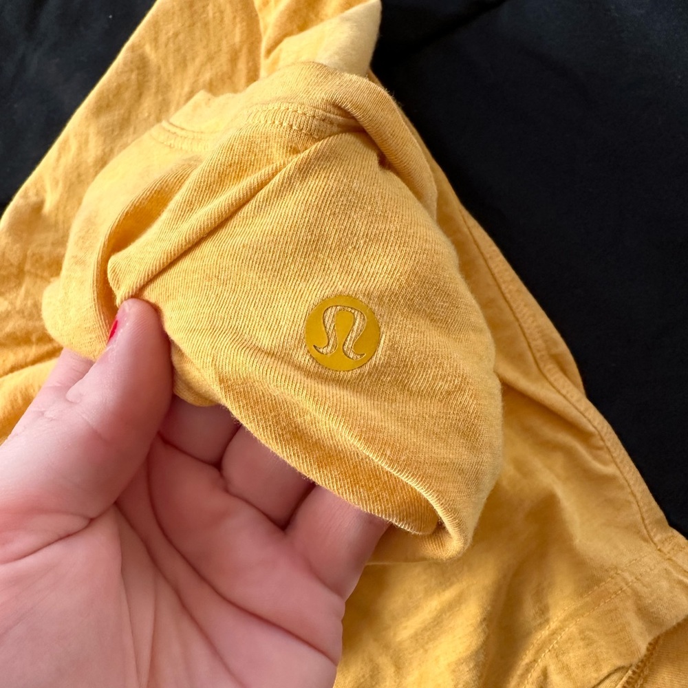 Lululemon top, size large?? Yellow tank top